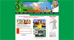 Desktop Screenshot of hotterballsgolf.com
